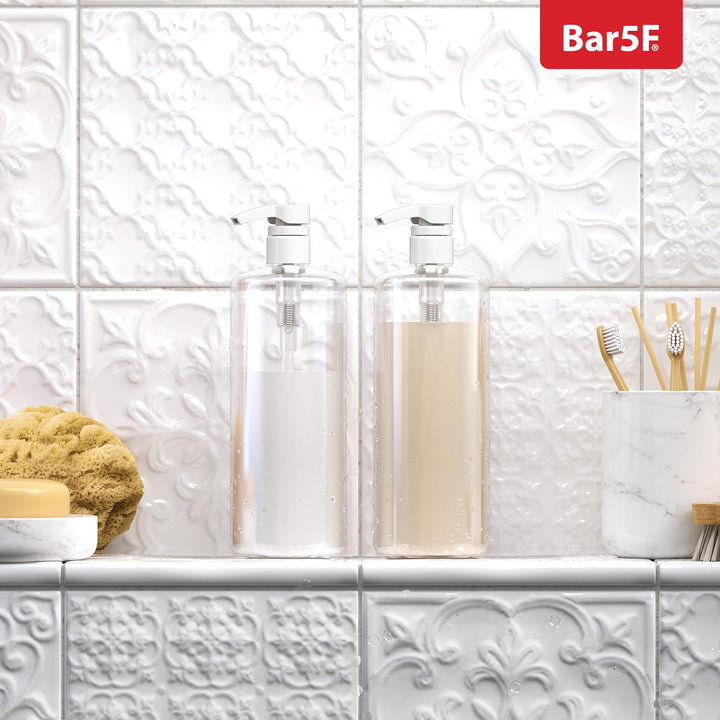 Universal Shampoo/Conditioner Pump for Bottle, 1 L/33.8 Oz., Piece 2 White