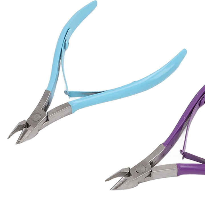 Cuticle Trimmer Cuticle Remover with 3Pcs Nail Tool Set for Manicure Pedicure, Precision Stainless Steel Kit for Fingernails Toenails, Ideal for Home or Salon Use