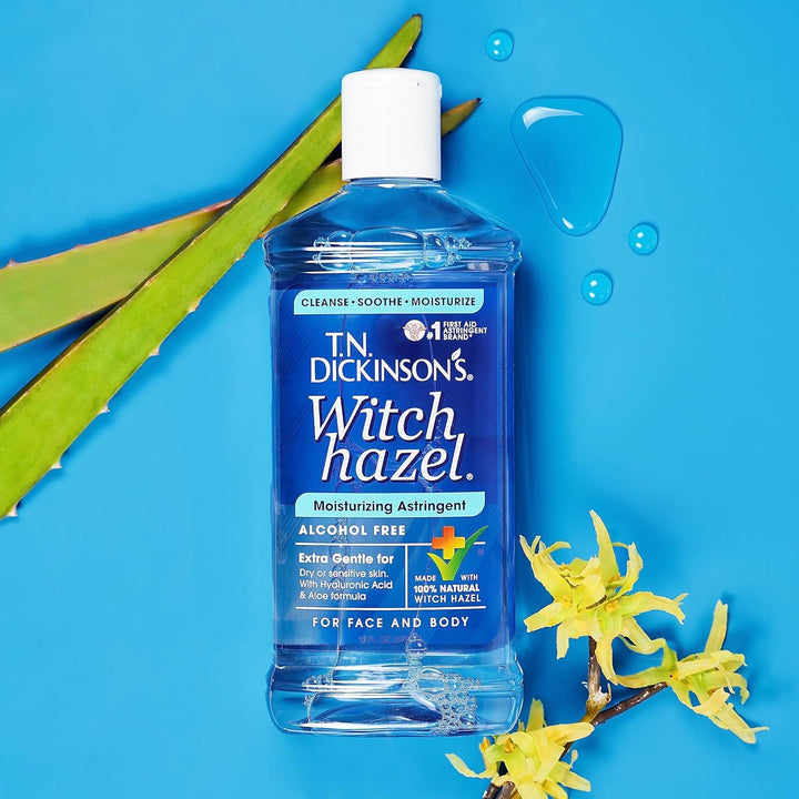 Witch Hazel Alcohol Free Moisturizing Astringent | 100% Natural Witch Hazel | Calms, Nourishes, Hydrates Skin | for Face & Body | 16 Fl Oz