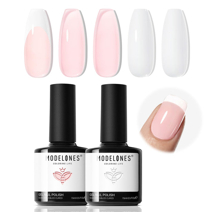 French Tip Tool- 6 Pcs Nail Stamp French Manicure Kit Suitable for DIY Together with Gel Nail Polish Art Tips Printing Tool Kit