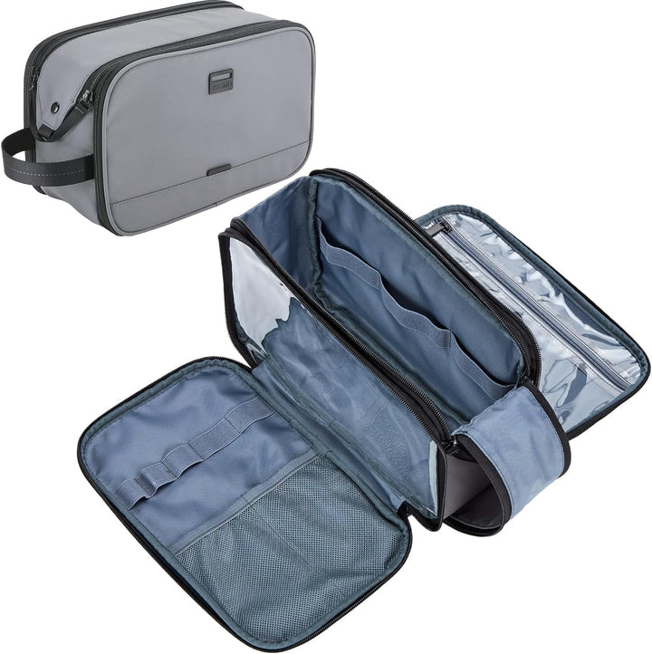Toiletry Bag for Men, Water-Resistant and Leak-Proof Dopp Kit with Large Capacity for Toiletries