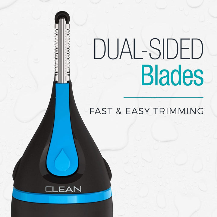 Nose, Ear & Detail Trimmer with Cleanboost Technology, Blue