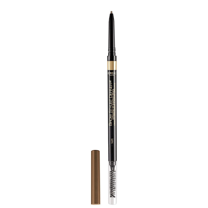 Makeup Brow Stylist Definer Waterproof Eyebrow Pencil, Ultra-Fine Mechanical Pencil, Draws Tiny Brow Hairs and Fills in Sparse Areas and Gaps, Brunette, 0.003 Ounce (1 Count)