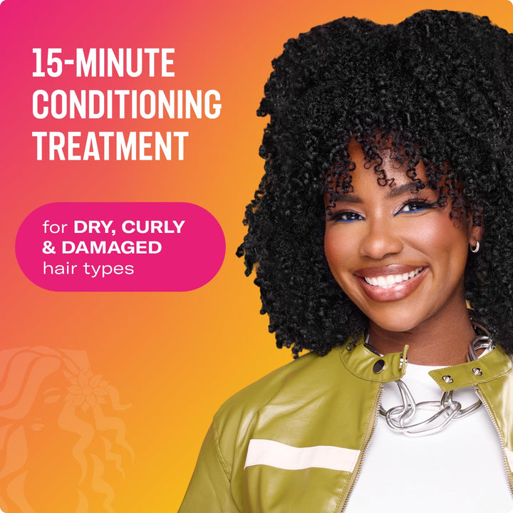 Babassu & Mint Deep Conditioner with Protein, Moisturizing & Conditioning Deep Treatment, Hydrating Repair for Dry, Damaged, & Frizzy Hair (8 Oz)