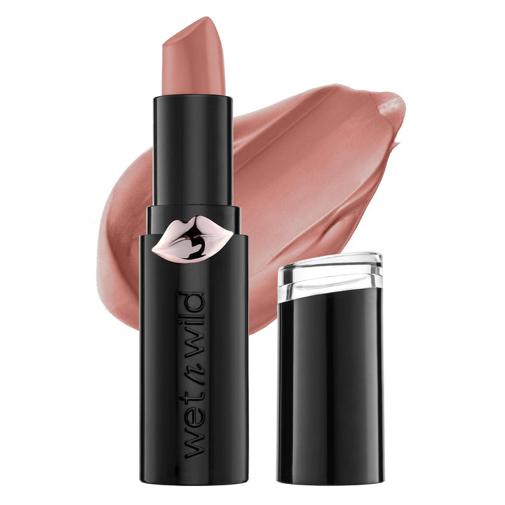 Mega Last Matte Lip Color, Semi Matte Hyaluronic Acid Infused, Long Lasting Full Coverage for a Nourishing Pout, Cruelty-Free & Vegan - Stoplight Red