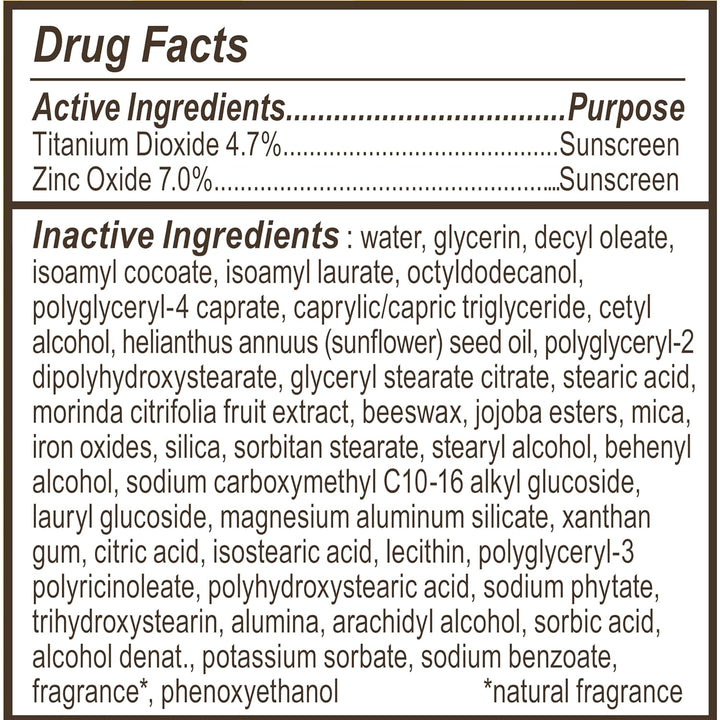 BB Cream with SPF 15, Broad-Spectrum Sunscreen Tinted Lotion for All Skin Types, 98.9 Percent Natural Origin Skin Care, Light to Medium, 1.7 Oz. Tube