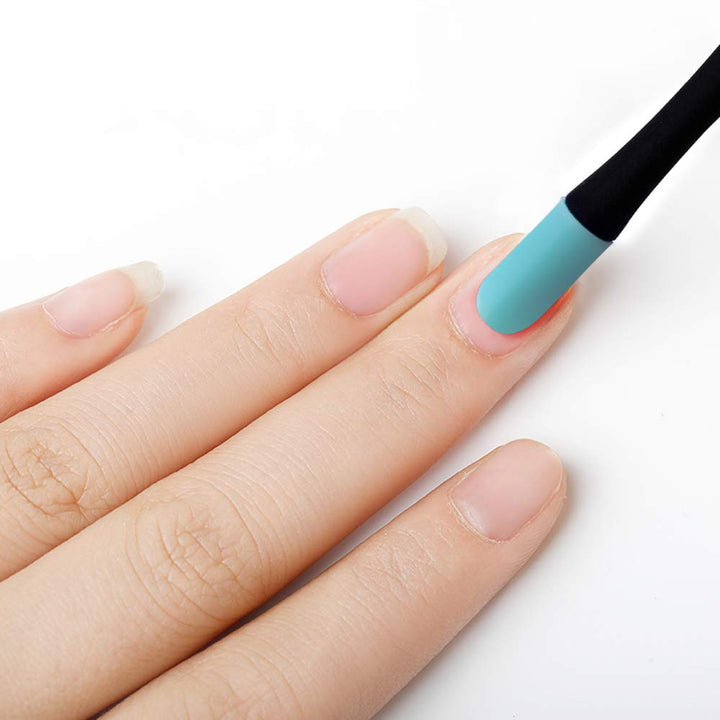 3 Pack Cuticle Trimmer Pusher Remover, Rubber Tip Gentle on Nail Bed