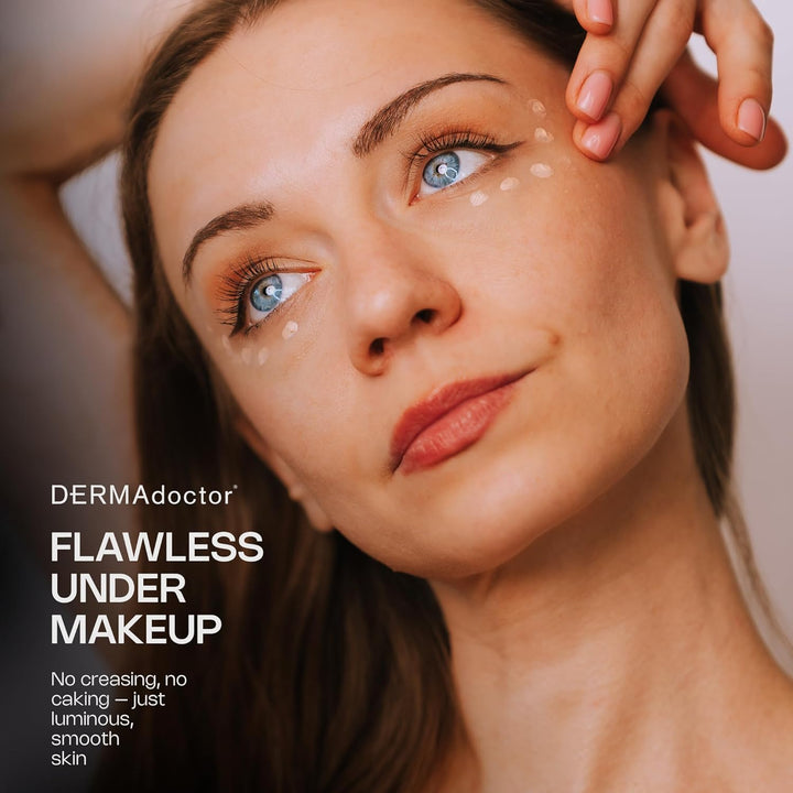 DD Caffeine Eye Cream for Dark Circles, Illuminator, anti Aging, Eye Cream with SPF 30 for Puffiness, Bags under Eyes, Defining Radiance under Eyes Cream; Dermatologist Formulated - 0.5 Oz