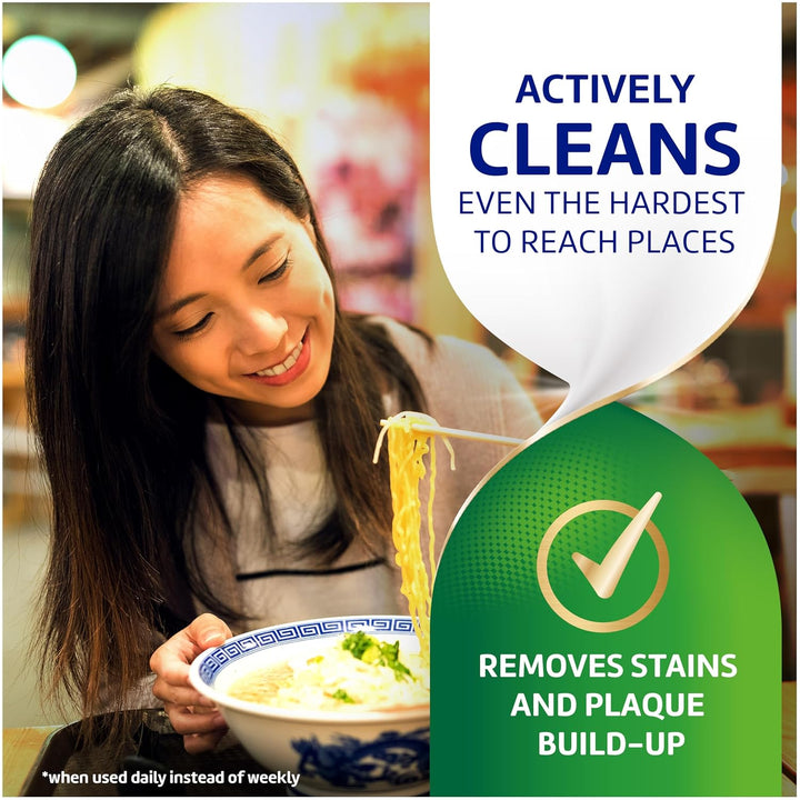 Smokers Antibacterial Dental Appliance Cleanser Tablets, 90 Count