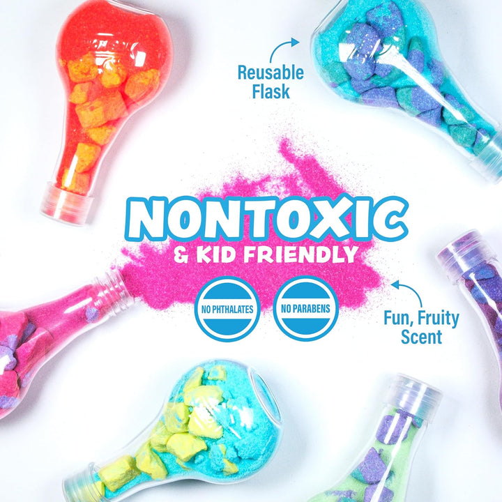 ® Kids Bath Bomb Potion™ Bath Toy, Variety 6 Pack | Nontoxic | Fizzes, Foams & Bubbles with an Eruption of Color | Interactive Bath Bombs | Fun Science Toddler Bath Toys