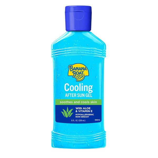 Cooling after Sun Gel, 8Oz | Aloe Vera and Vitamin E Gel, after Sun Care Cooling Gel, Aloe Vera Gel for Sunburn Relief, 8Oz
