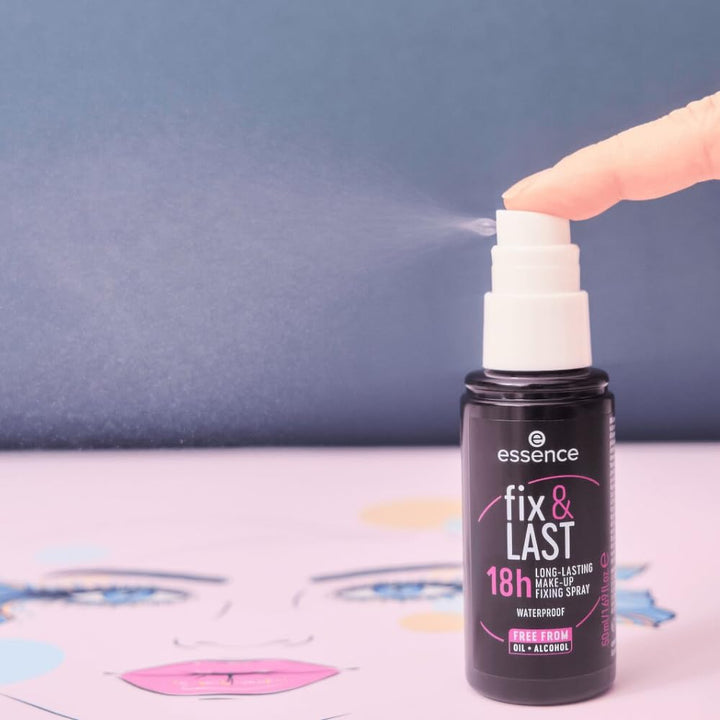 | Fix & Last 18H Long-Lasting Makeup Fixing Spray | All-Day Hold & Smudge Proof | Vegan & Cruelty Free