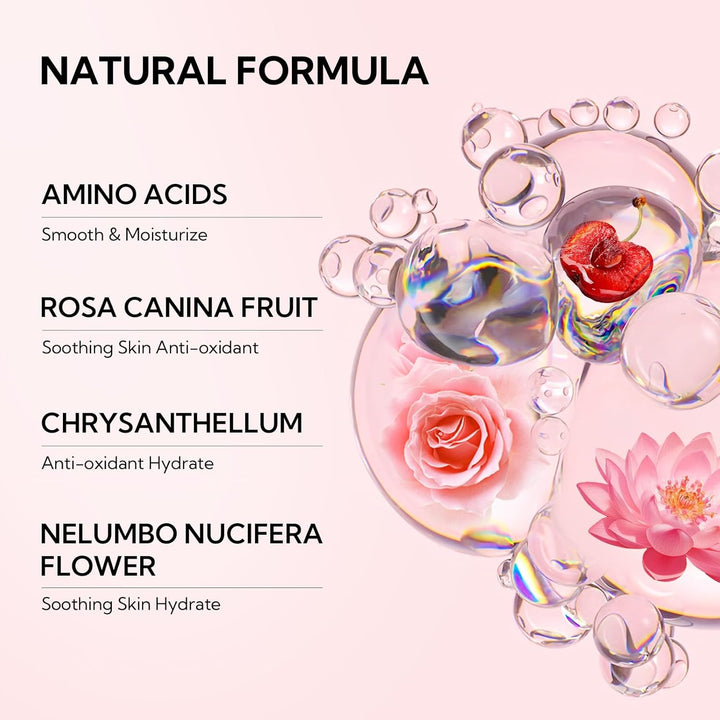 Shampoo for Lash Extensions, 60Ml+Rinse Bottle+Brushes, Eyelash Extension Cleanser, Lash Wash Bath, Lash Cleaner for Makeup Cleansing Foams, Paraben & Sulfate Free for Salon and Home Use