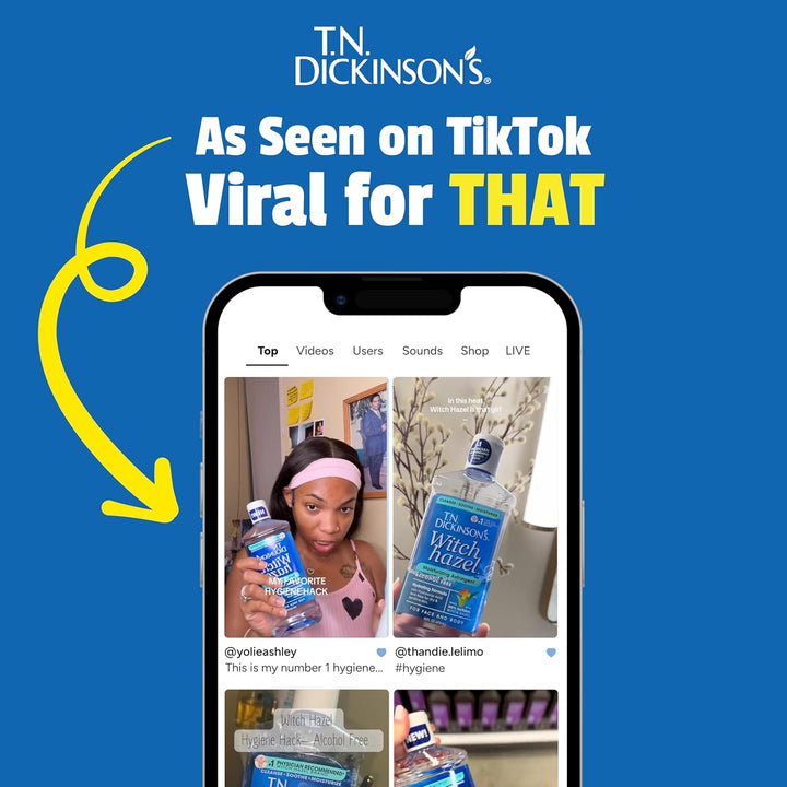 Witch Hazel Alcohol Free Moisturizing Astringent | 100% Natural Witch Hazel | Calms, Nourishes, Hydrates Skin | for Face & Body | 16 Fl Oz