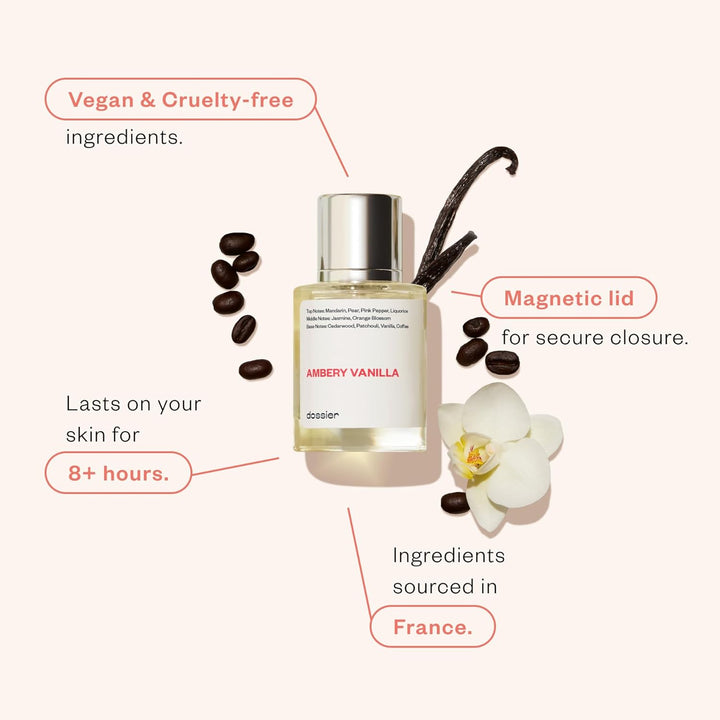 - Ambery Vanilla 1.7Oz (50Ml) - Eau De Parfum - Inspired by Y S.L'S B.Lack O.Pium - Long-Lasting Fragrance - Feminine