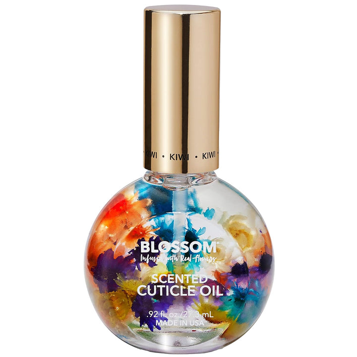 Cuticle Oil for Nails, Hydrating, Moisturizing, Scented Nail Oil Cuticle Care, Infused with Real Flowers, Made in USA, 0.5 Fl. Oz, Rose