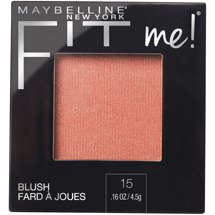 Fit Me Powder Blush, Lightweight, Smooth, Blendable, Long-Lasting All-Day Face Enhancing Makeup Color, Mauve, 1 Count