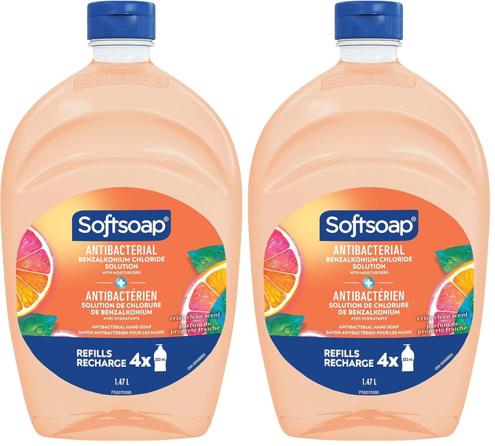 Antibacterial Liquid Hand Soap Refill, White Tea & Berry Scented Hand Soap, 50 Ounce(Packaging May Vary)