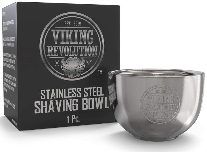 Stainless Steel Shaving Soap Bowl- Shaving Mug for Shave Cream & Soap- Double Layer, Unbreakable Shaving Cup for Wet Shave 3.2" X 2.2"