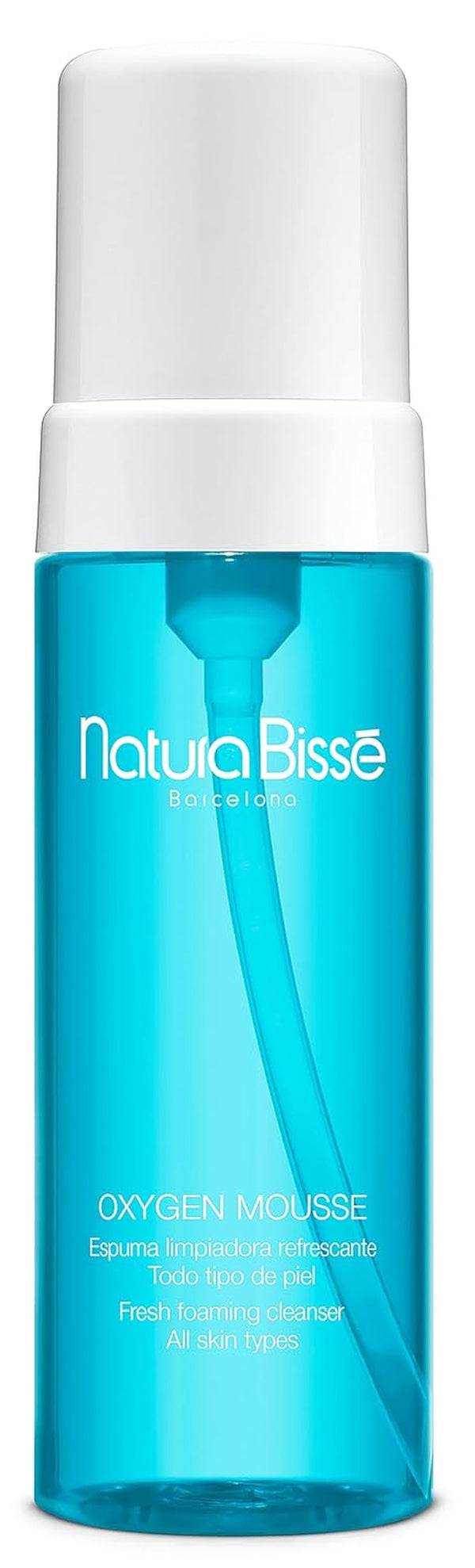Natura Bissé Oxygen Mousse, Fresh Foaming Cleanser, Cleanses, Mattifies & Unclogs Pores, for All Skin Types, 5.3 Oz