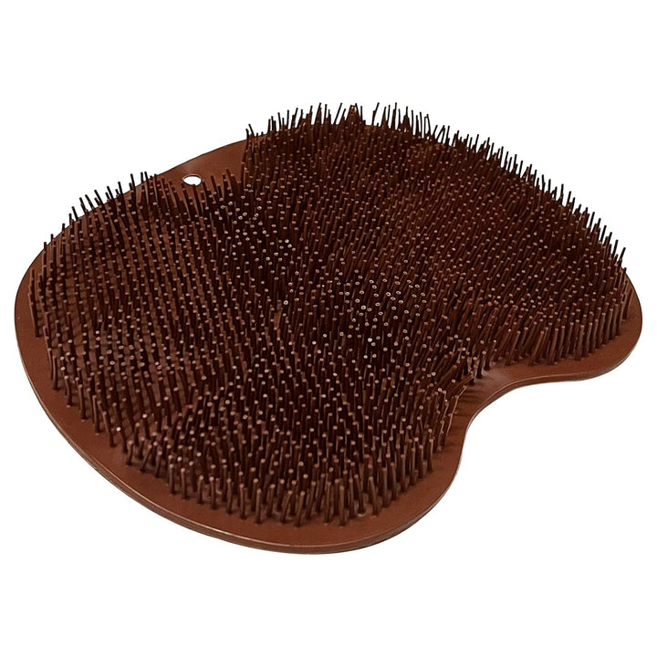 Shower Foot Scrubber Mat Back Washer Exfoliating Bath Wash Pad Wall Mounted Slip Suction Cups for Use in Cleaner Men and Women