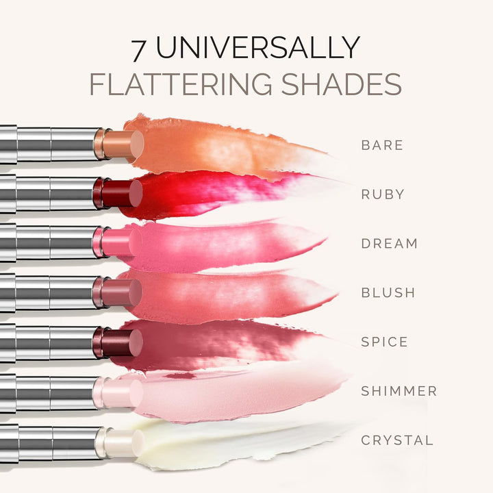 Tinted Sheer Lip Balm SPF 30 Hydrating Lip Sunscreen Shea Butter, Jojoba & Avocado Oils Moisturizing, Vegan, Clean & Cruelty Free Lip Care 0.15 Oz