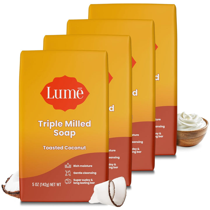Triple Milled Bar Soap - Rich Moisture & Gentle Cleansing - Paraben Free, Phthalate Free, Skin Safe - 5 Ounce (Clean Tangerine)