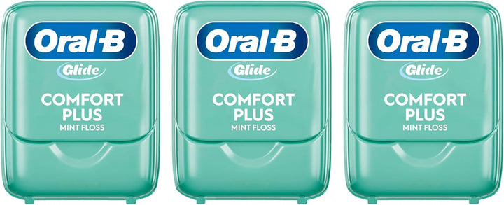 Glide Pro-Health Comfort plus Floss, Mint, 3 Ct