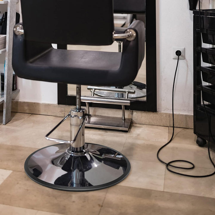 22.8 Inch/ 58Cm Salon Equipment Barber Salon Styling Chair Hydraulic Base Ring Gasket for Protecting Tile Floor Wood Floor, Preventing Hair from Hiding