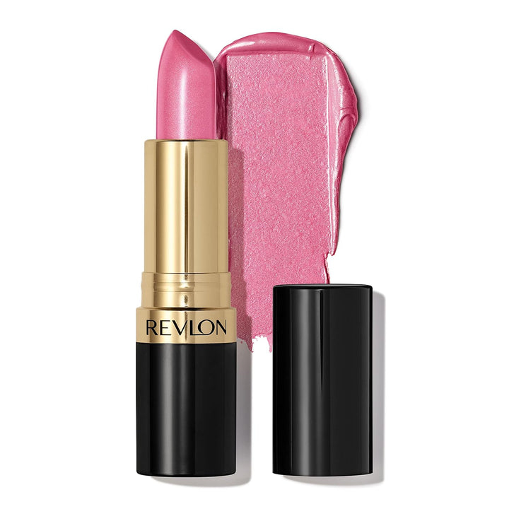 Super Lustrous Lipstick, Creamy Formula for Soft, Fuller-Looking Lips, Moisturized Feel, 755 Bare It All, 0.15 Oz