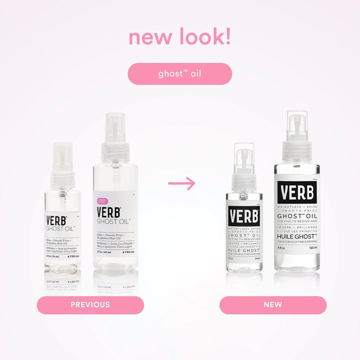 Ghost Oil - Weightless Hair Oil for Fine to Medium Hair - Smooths Frizz, Adds Shine - No Parabens, Gluten or Harmful Sulfates