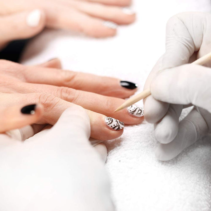 100PCS Orange Sticks for Nails 4.5 Inch - Wooden Cuticle Pusher & Remover Set - Non-Toxic, Skin-Safe - Wood Tools for Manicure & Pedicure - Disposable Set for Home & Salon - Won'T Break Easily