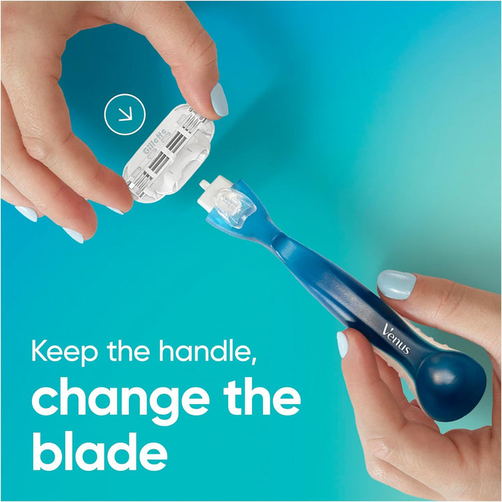 Smooth Womens Razor Blade Refills, 8 Count, Lubracated to Protect the Skin from Irritation