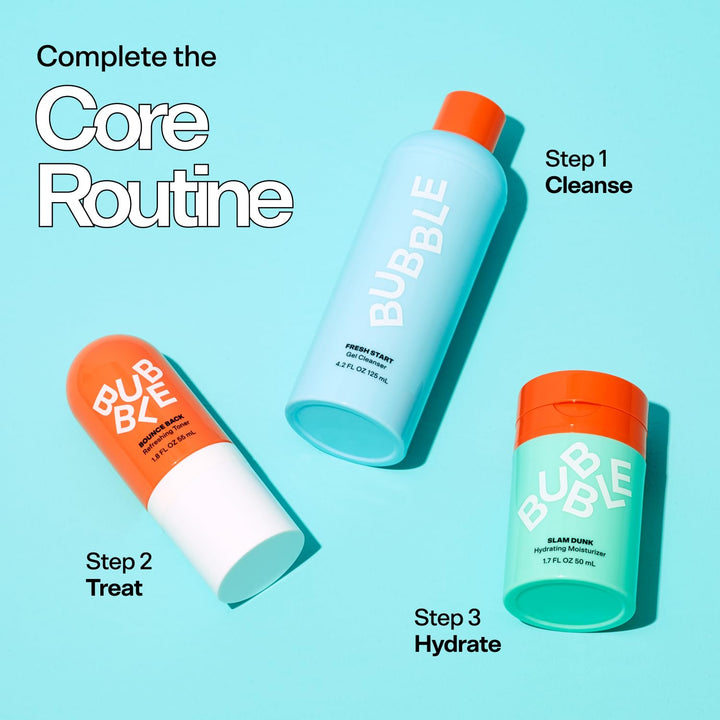 Fresh Start Gel Face Wash - Gentle PHA Exfoliating Facial Cleanser to Reduce Oil + De-Clog Pores - Daily Face Cleanser with Aloe Vera to Soothe Sensitive Skin - Vegan Skin Care (125Ml)