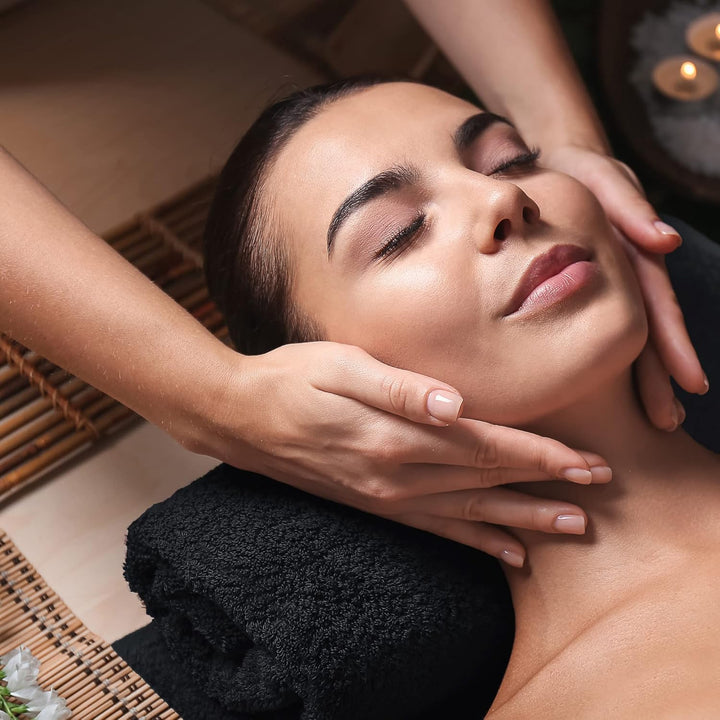 Cotton Bleach Proof Salon Towel 16 by 27 Inches, Bleach Safe Gym 100% Cotton Hand Towel, 24 Pack, Black