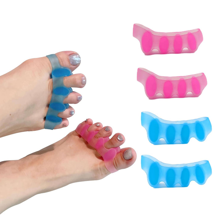 Toe Separators for Pedicure,Toe Separators for Women,Pedicure Toe Spacers for Separating Toenails or Nails,Easy Finger and Toenail Polish Grooming,Soft Gel Toe Spacers Pedicure Kit.