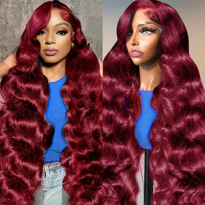 13X6 Body Wave Pre Plucked Human Hair HD Transparent Lace Front Wigs, 180% Density Glueless Lace Frontal Wigs with Baby Hair for Women, 26 Inch