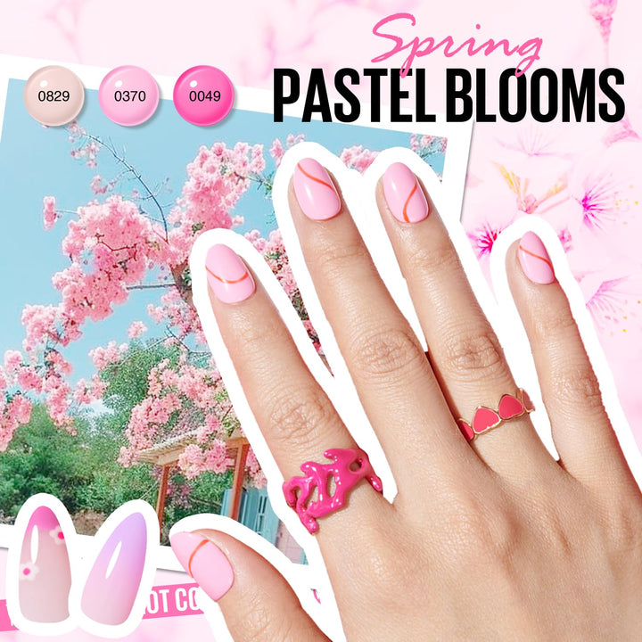 42 Colors Gel Nail Polish Kit with U V Light, 59 Pcs All Seasons Collection Colorful Gel Polish Essential Set with 5 Psc Matte/Glossy Base Top Coat, Salon Gifts for Women