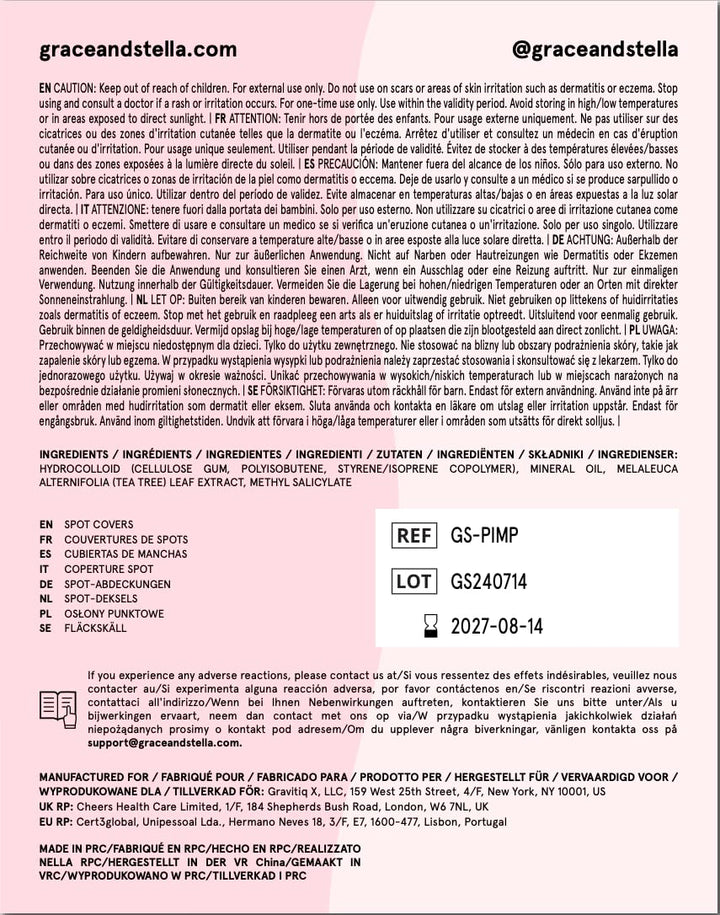 Award Winning Pore Strip - Pimple Patches for Face - Hydrocolloid Acne Patches - Absorbs Zits, Reduces Redness - Cute Patches Dermatologist-Tested, Vegan (Multishape, 36 Count)