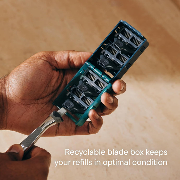 Original Razor Blades for Men - 10 Count - Premium Razor Blade Refill Cartridges - German Engineered