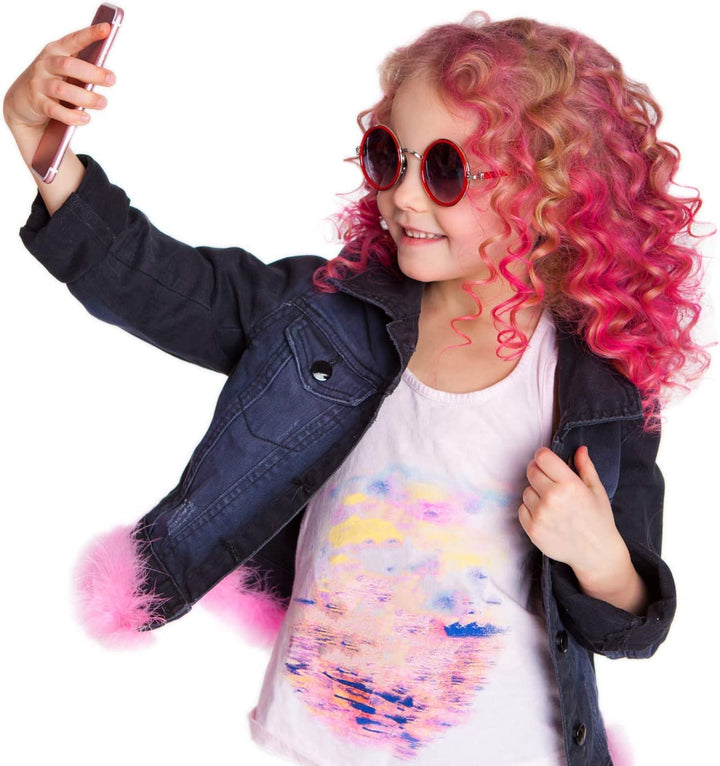 - Girls Gifts Hair Chalk 10 Temporary Non-Toxic Easy Washable Hair Dye Colourful Pens