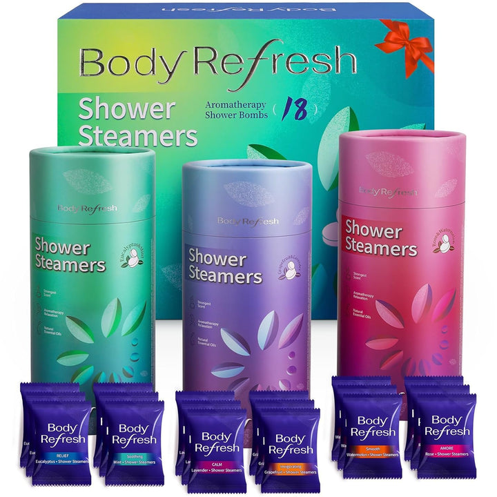 Shower Steamers Aromatherapy - 8 Pack Shower Bombs with Essential Oils, Birthday Gifts for Women Self Care Relaxation Home SPA Stress Relief, Gifts for Girlfriend Teacher Womens Christmas Gift