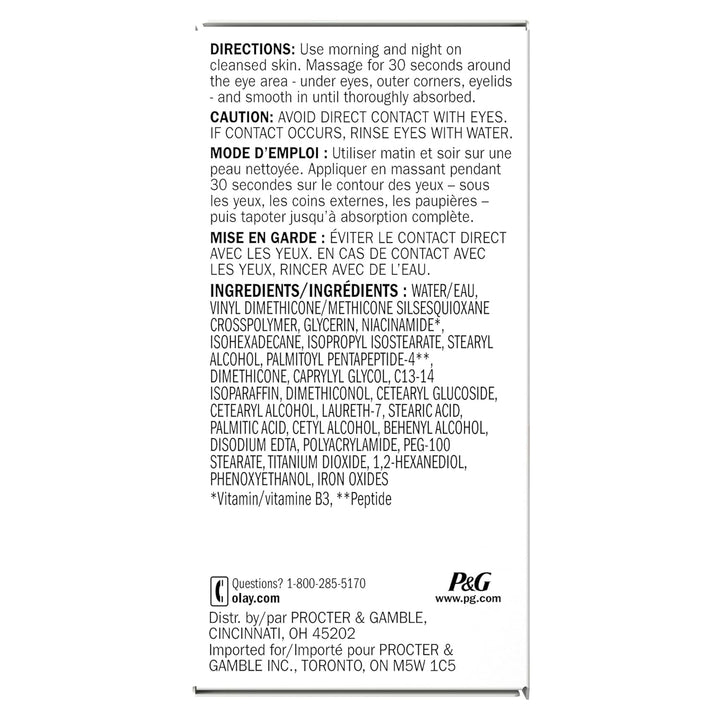 Eyes Ultimate Eye Cream for Dark Circles, Wrinkles and Puffiness, 13 Ml (0.4 Fl. Oz.)