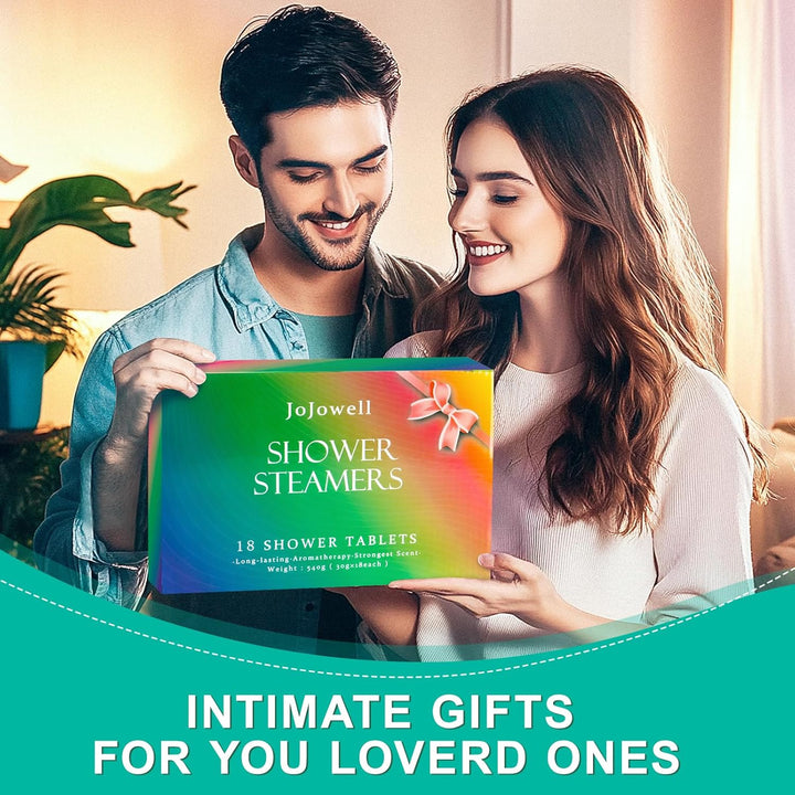 Shower Steamers Aromatherapy - 18 Pack Birthday Gifts for Women, Self Care, Christmas Gifts Stocking Stuffers for Adults, Women, Men, Mom, Teens, White Elephant, Relaxation Home SPA