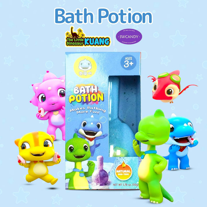 Bath Toys for Kids Potion,  6 Pack Bath Bombs Fun Time Bathtub Colorful Bubble Foam Boys Girls with Indoor Outdoor Scientific Soap Magical Nontoxic Fizzes Eruption Age 4-8 Years Old Toddler