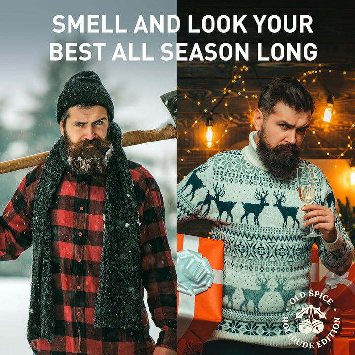 Aluminum Free Deodorant for Men, Holidudes Limited Edition, 24/7 Holiday Freshness, Odor Protection, Stocking Stuffer, Pumpking Pumpkin Spice Scent, 3.0 Oz