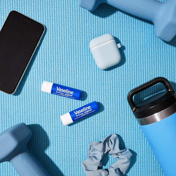 Lip Therapy Care Original, Fast-Acting Nourishment, Ideal for Chapped, Dry, Cracked, or Damaged Lips, Lip Balm, 0.16 Ounce (Pack of 4)