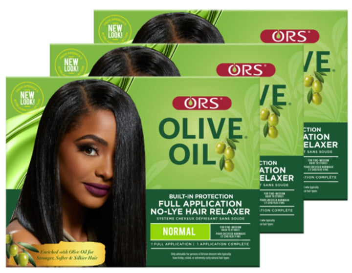 Olive Oil Built-In Protection Full Application No-Lye Hair Relaxer Normal Strength (Pack of 1)