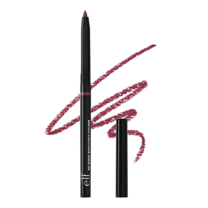 No Budge Retractable Eyeliner, Creamy, Ultra-Pigmented & Waterproof, Creates Bold & Defined Lines, Vegan & Cruelty-Free, Black