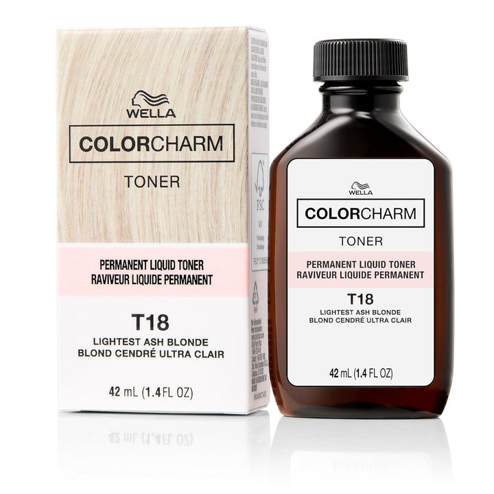 COLORCHARM Permanent Liquid Hair Toners | Neutralize Brass | Healthy-Looking Blondes Tones | Vegan & Free of Parabens | 1.4 Floz